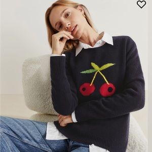 Reformation Cherry Sweater